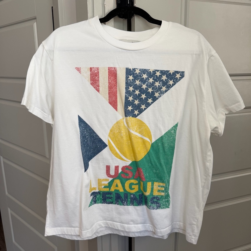 Free People Falling Forward USA League Tennis Tee